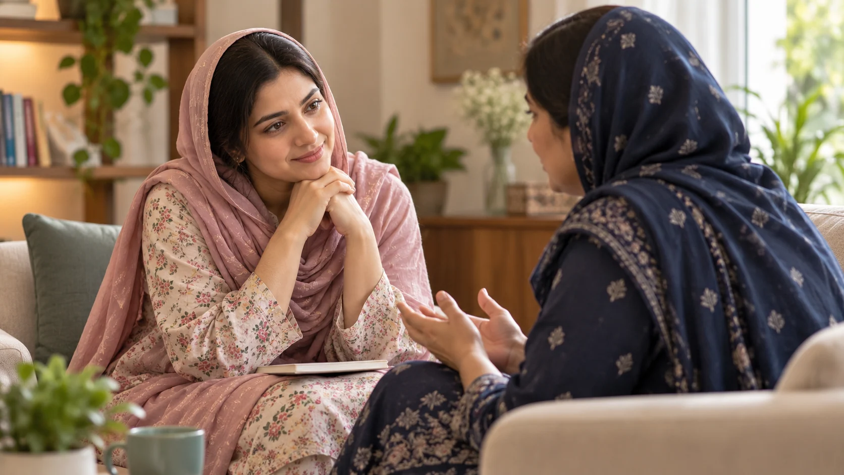 Illustrative Pakistani female healthcare professional