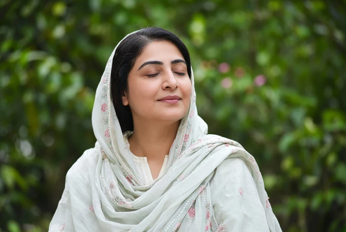 Illustrative professional Pakistani woman
